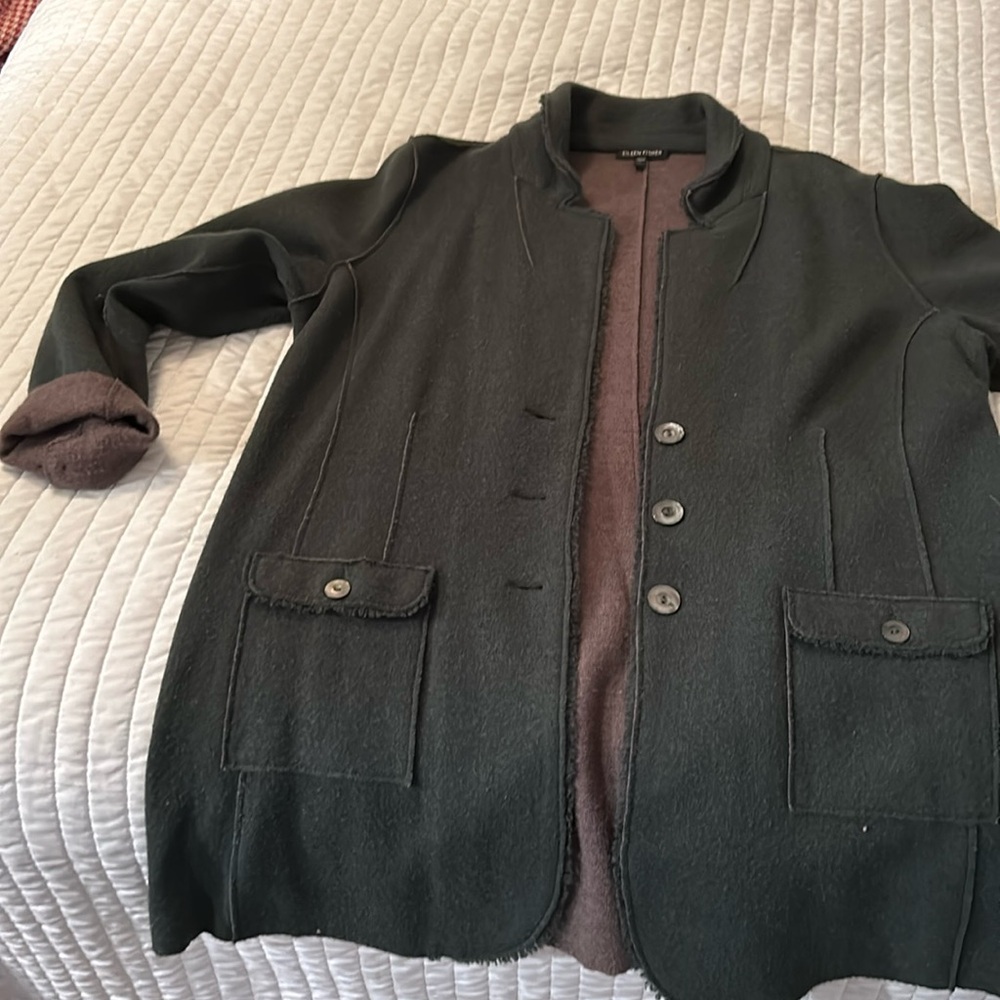 Eileen Fisher Green Blazer